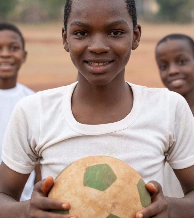 african-children-with-football-ball